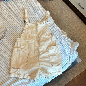 Aerie Denim Shortalls